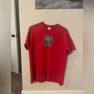 Supreme chair tee red ss18